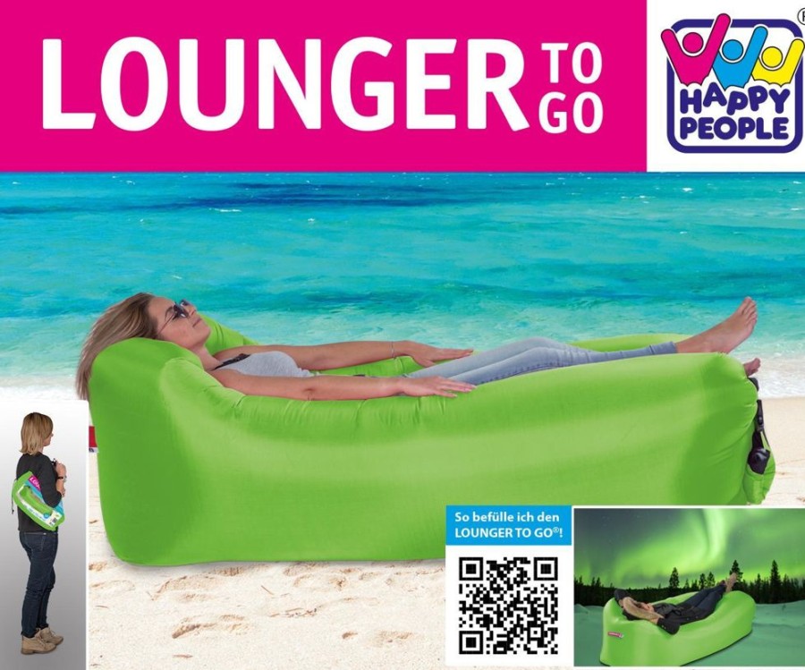 Spielzeug Happy People | Luftkissen Lounger To Go Grun