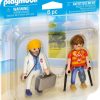 Spielzeug Playmobil | Playmobil 70079 Duopack Arztin Und Patient