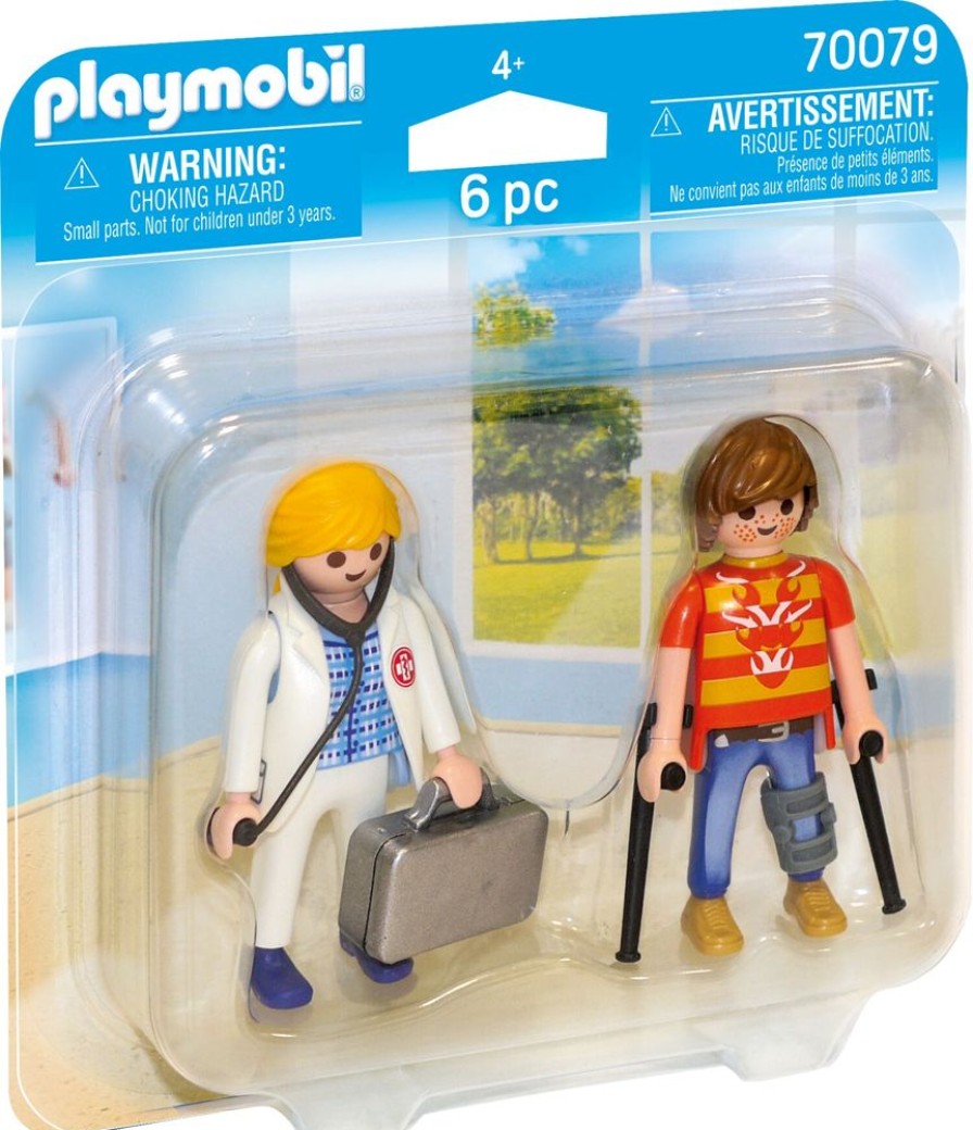 Spielzeug Playmobil | Playmobil 70079 Duopack Arztin Und Patient