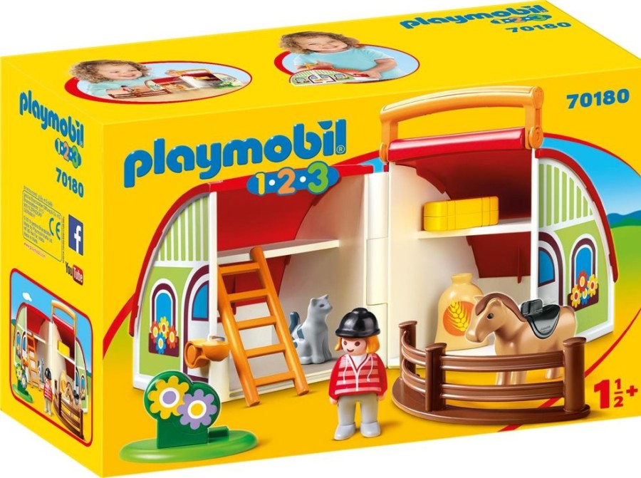 Spielzeug Playmobil | Playmobil 70180 Mitnehm-Reiterhof