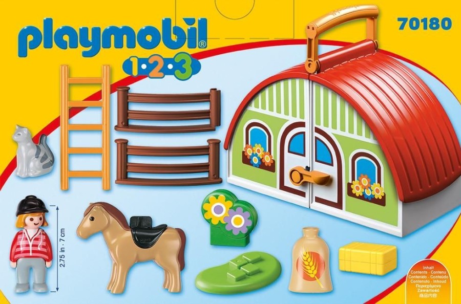 Spielzeug Playmobil | Playmobil 70180 Mitnehm-Reiterhof