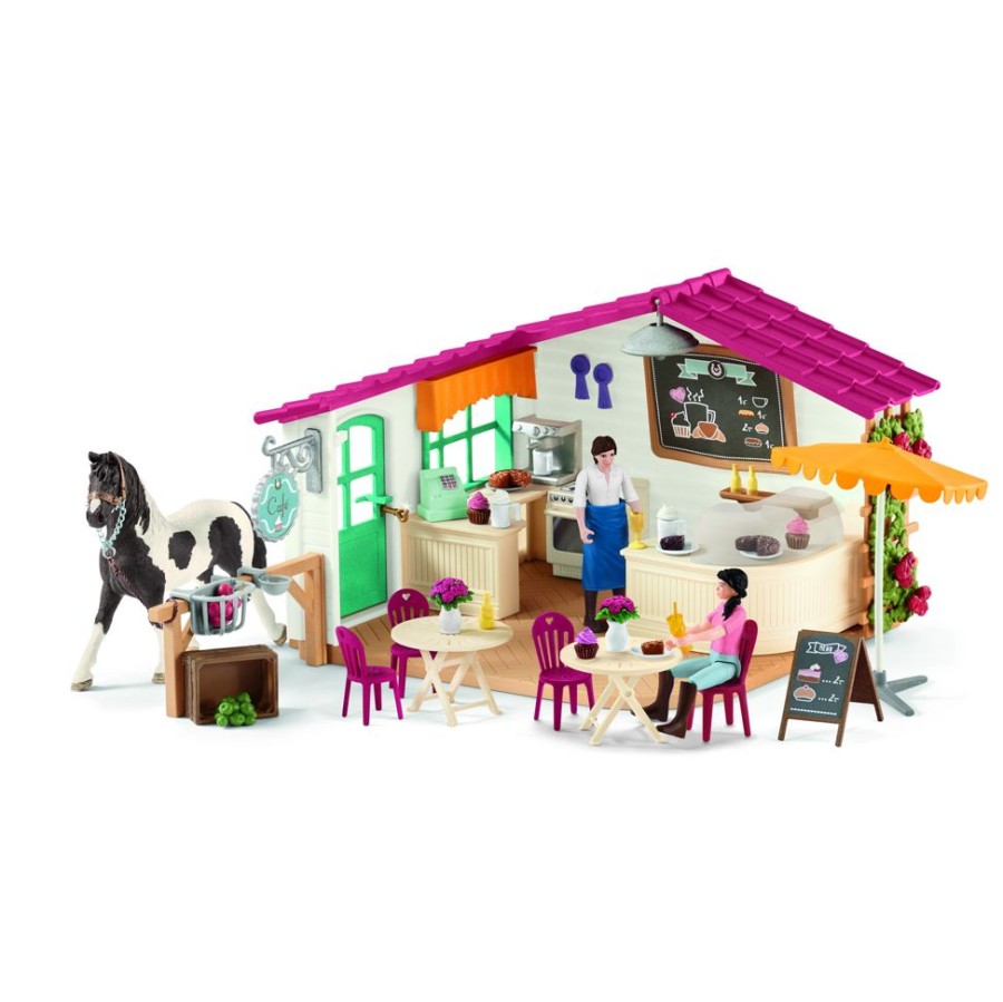 Spielzeug Schleich | Schleich 42592 Reiter-Cafe