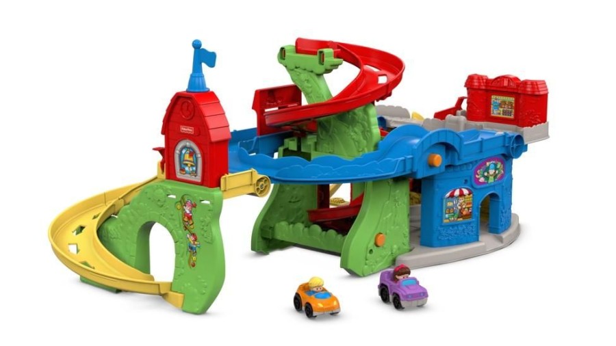 Spielzeug Fisher-Price | Fisher-Price Little People Hochhausrennbahn