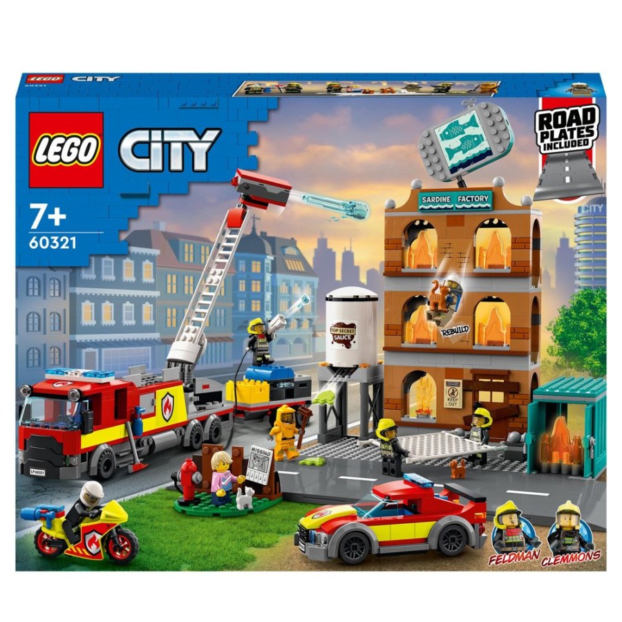 Spielzeug LEGO | Lego City 60321 Feuerwehreinsatz Mit Loschtruppe