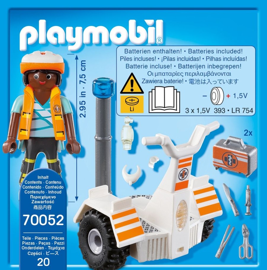 Spielzeug Playmobil | Playmobil 70052 Rettungsbalanceroller