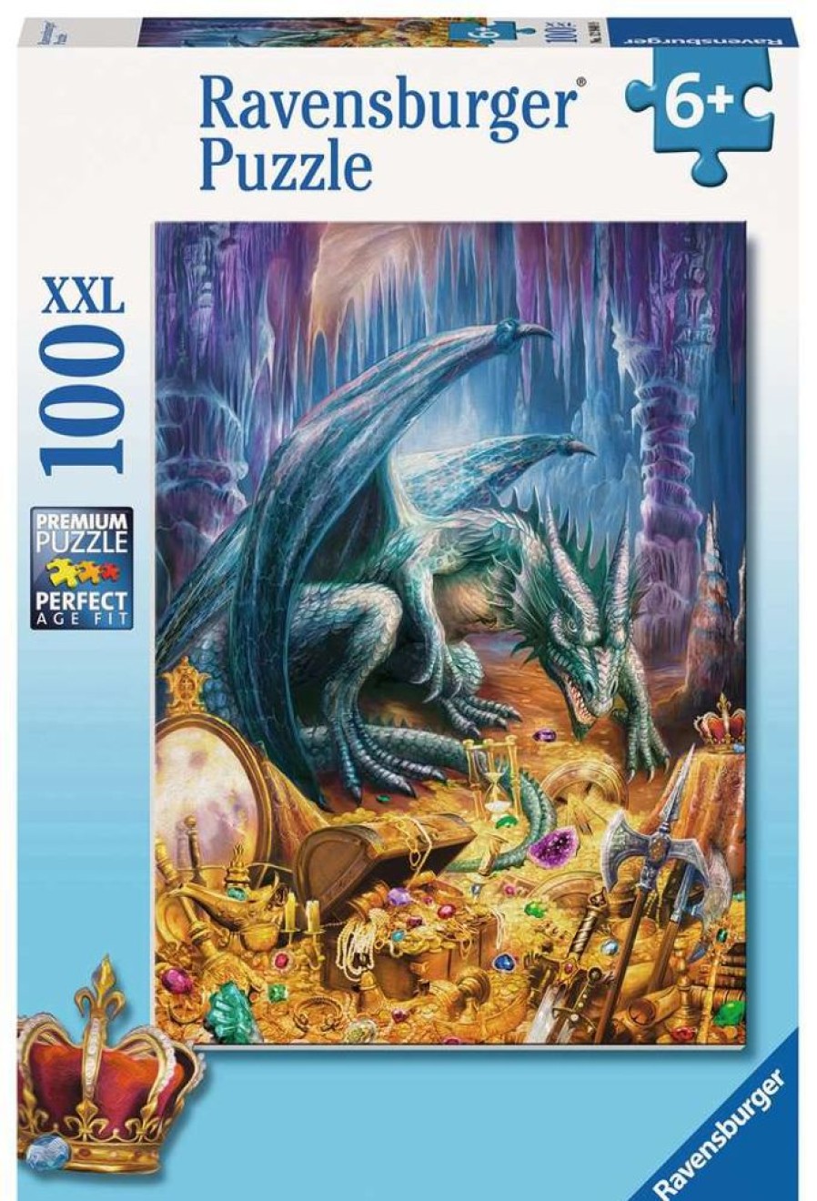 Spielzeug Ravensburger | Ravensburger Puzzle Der Hohlendrache 100T