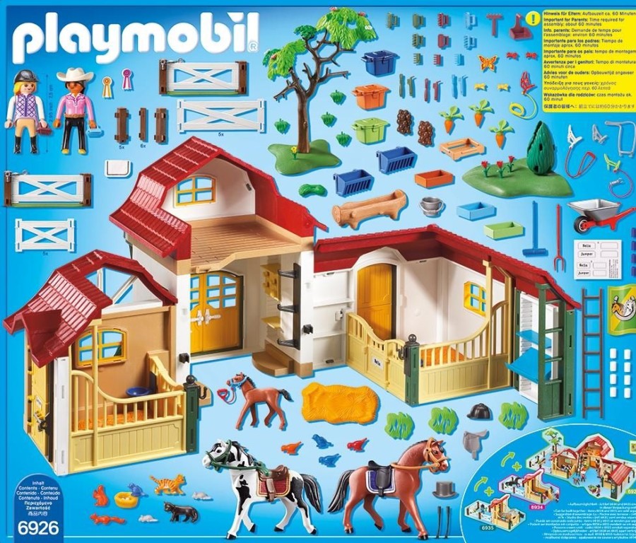 Spielzeug Playmobil | Playmobil 6926 Groser Reiterhof