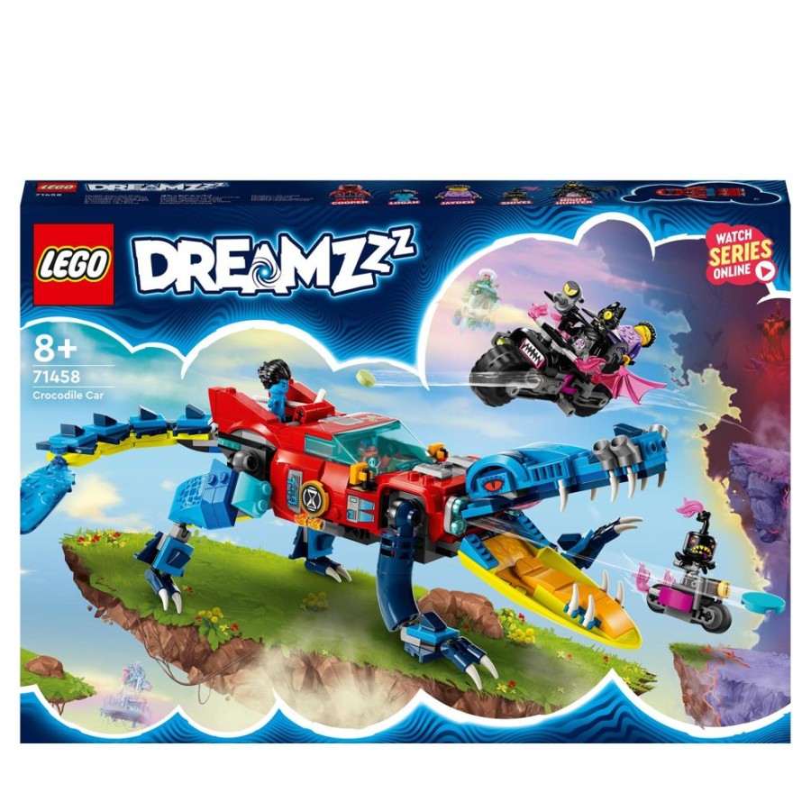 Spielzeug LEGO | Lego Dreamzzz 71458 Krokodilauto