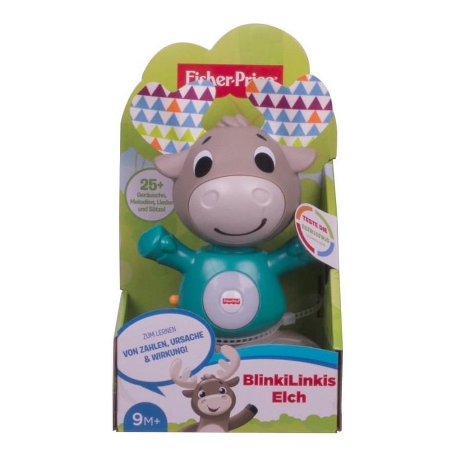 Spielzeug Fisher-Price | Fisher-Price Blinkilinkis Elch