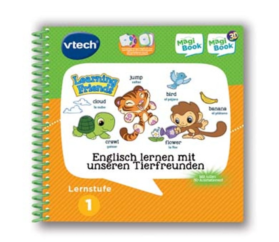 Spielzeug Vtech | Vtech Englisch Lernen Tiere 3D Lernspiel 1