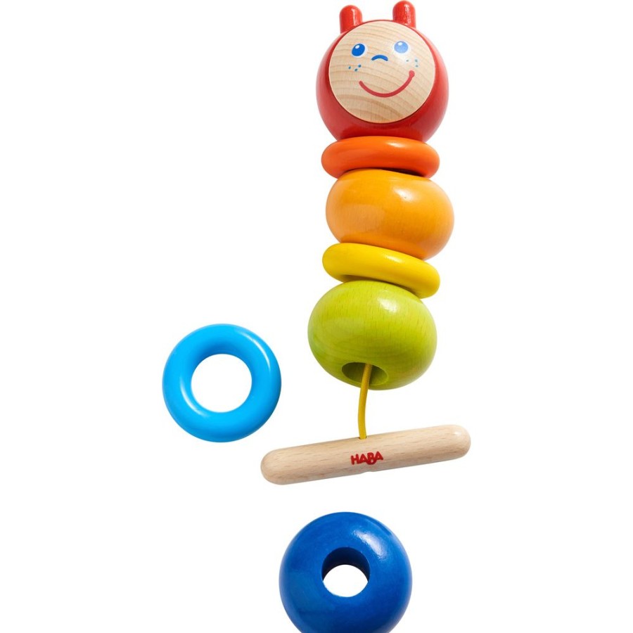 Spielzeug HABA | Haba 305227 Fadelspiel Raupe