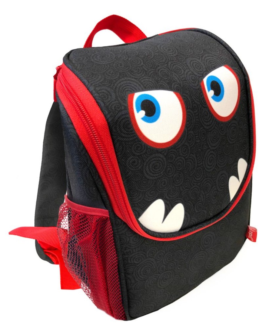 Spielzeug ZIPIT | Zipit Wildlings Lunchbox Kinderrucksack Schwarz