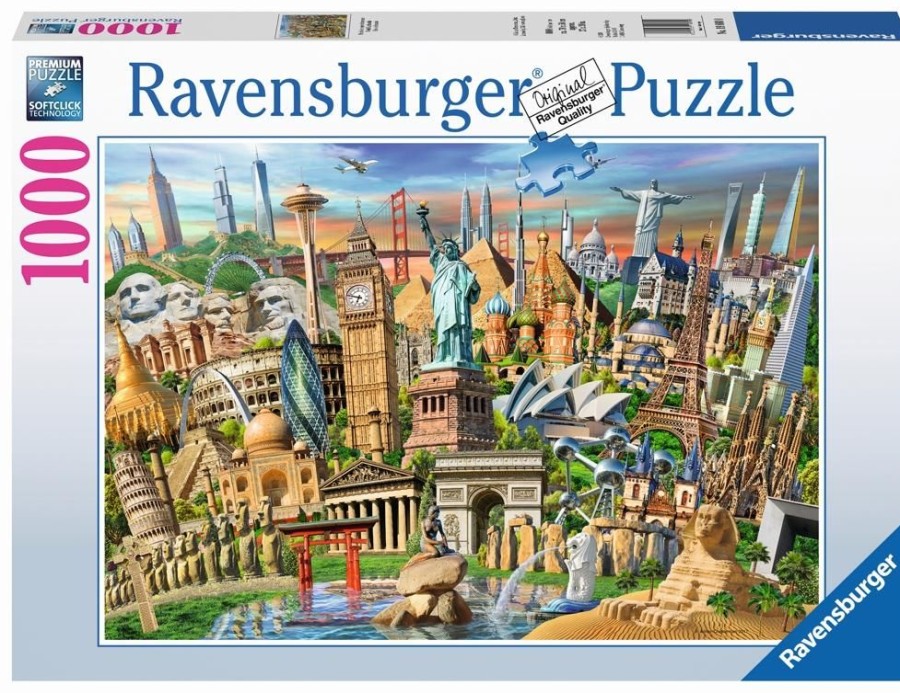 Spielzeug Ravensburger | Ravensburger Puzzle Sehenswurdigkeiten Weltweit