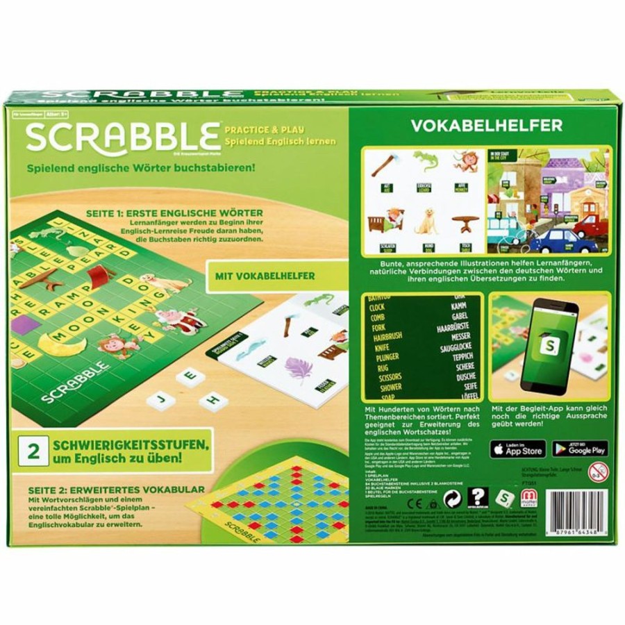 Spielzeug Mattel | Mattel Scrabble Englisch