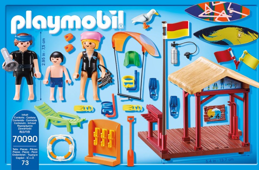 Spielzeug Playmobil | Playmobil 70090 Wassersport-Schule