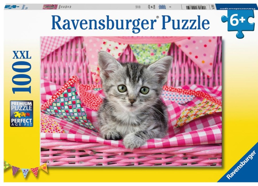 Spielzeug Ravensburger | Ravensburger Puzzle Niedliches Katzchen 100T