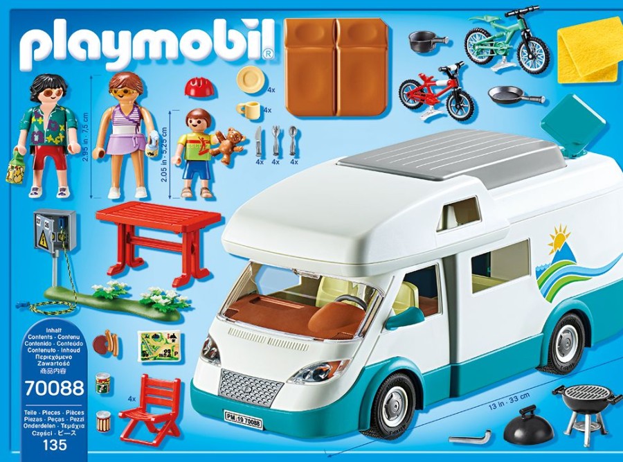 Spielzeug Playmobil | Playmobil 70088 Familien-Wohnmobil