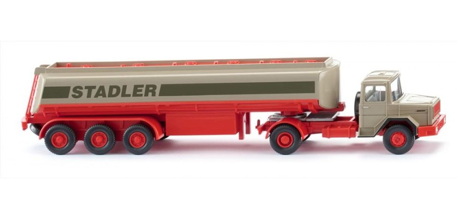 Spielzeug WIKING | Wiking 78006H0 Tanksattelzug Magirus Deutz Stadler