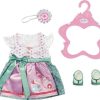 Spielzeug Zapf Creation | Baby Born Dirndl Mit Sandalen