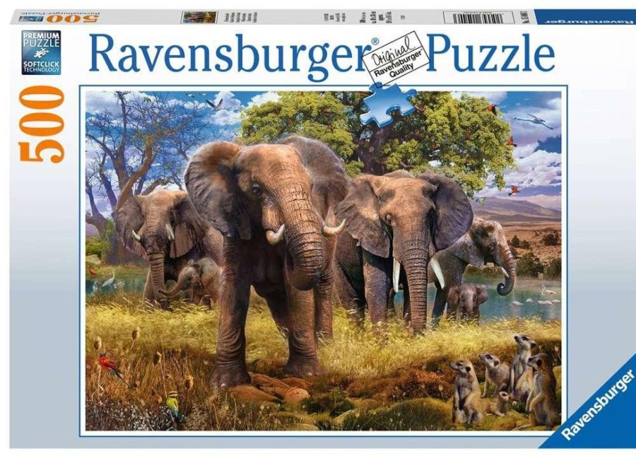 Spielzeug Ravensburger | Ravensburger Elefantenfamilie