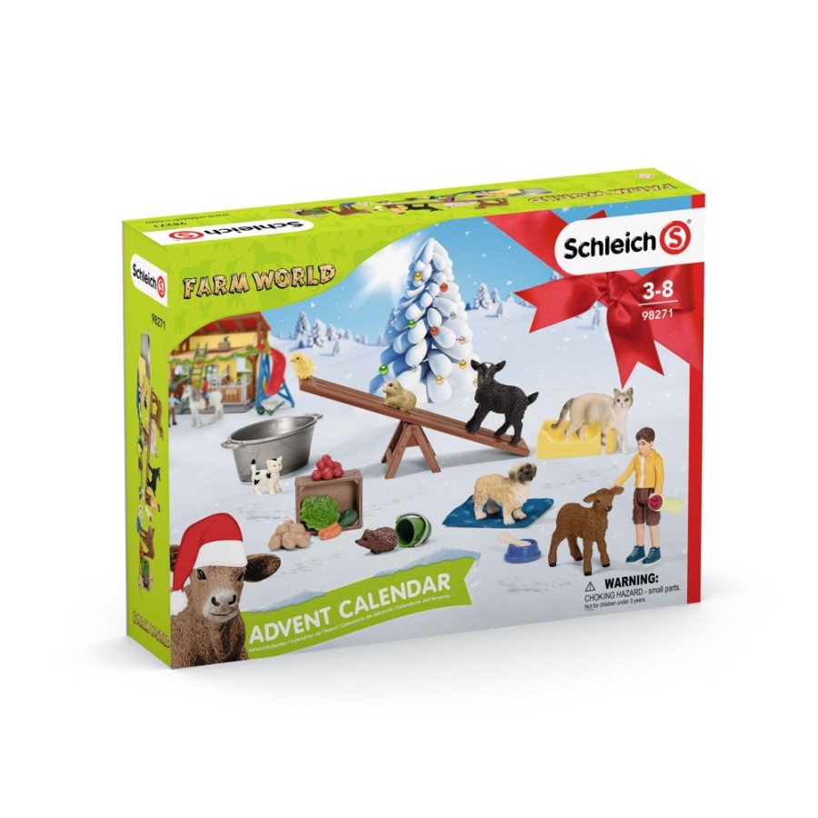 Spielzeug Schleich | Schleich 98271 Adventskalender Farm World 2021