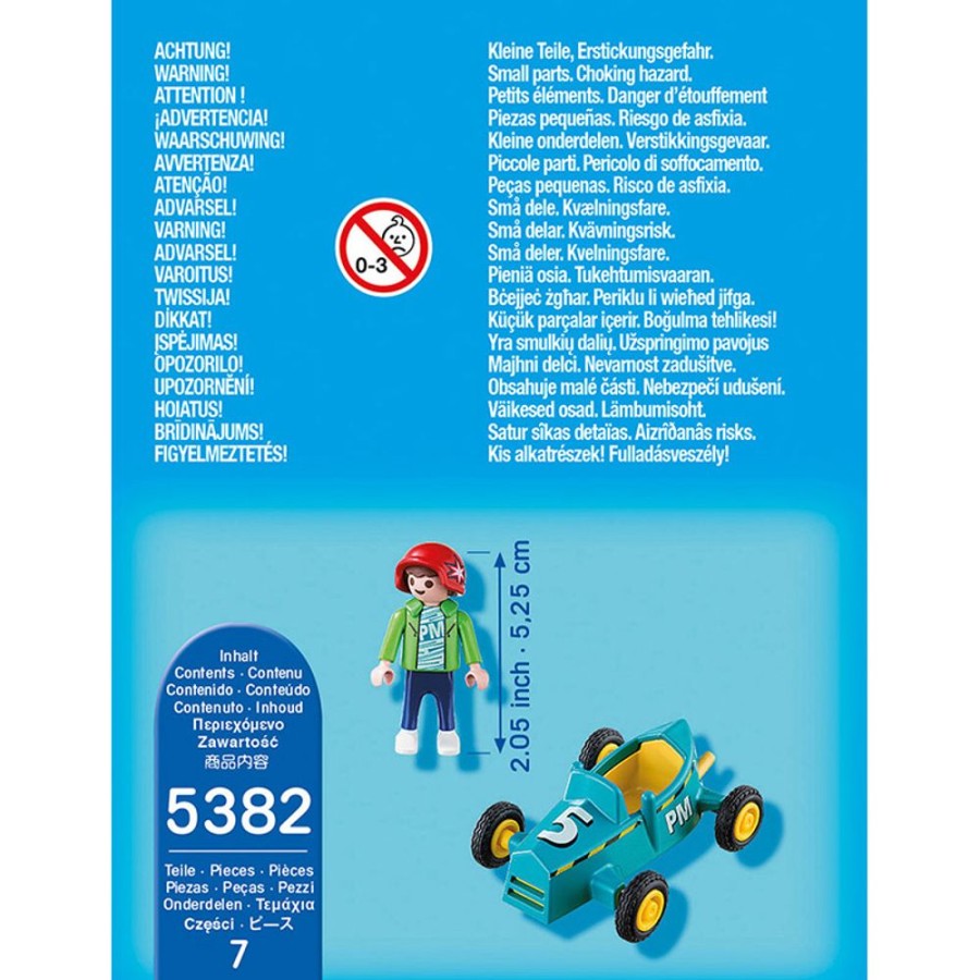 Spielzeug Playmobil | Playmobil 5382 Junge Mit Kart