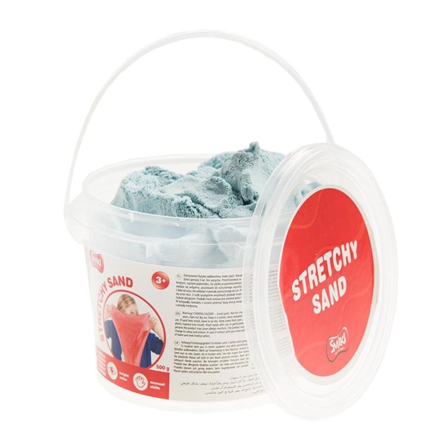 Spielzeug SMIKI | Stretchy Sand Bucket Blue