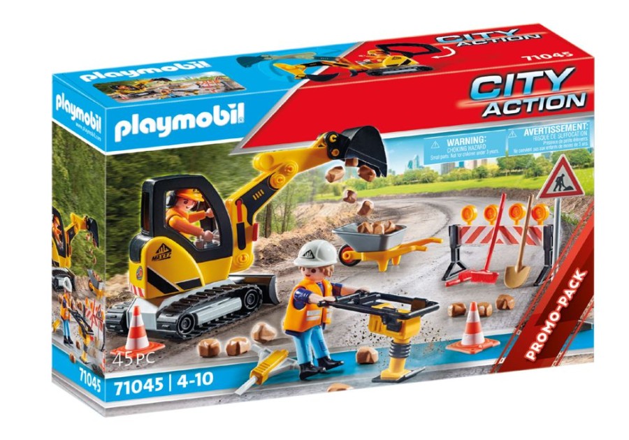 Spielzeug Playmobil | Playmobil 71045 Strasenbau