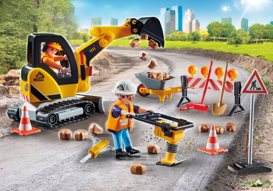 Spielzeug Playmobil | Playmobil 71045 Strasenbau