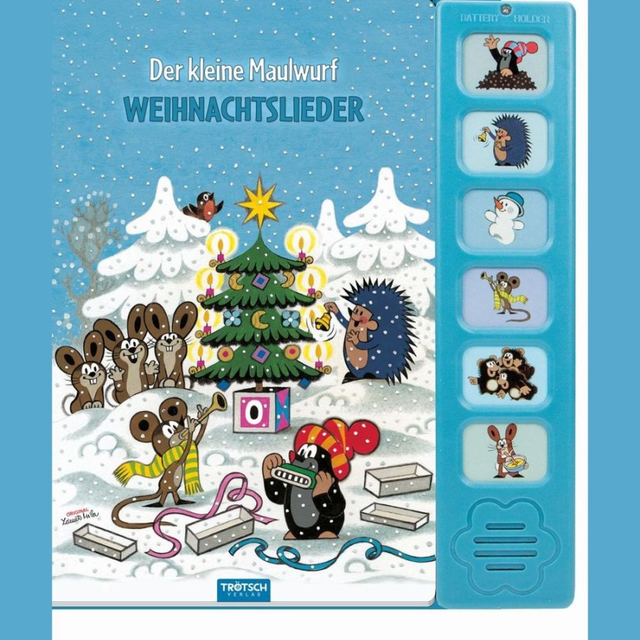 Spielzeug Edition Trötsch | Der Kleine Maulwurf Weihnachtslieder-Soundbuch