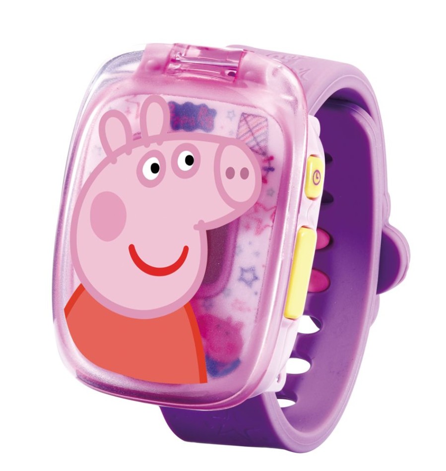 Spielzeug Vtech | Vtech Peppas Lernuhr Pink