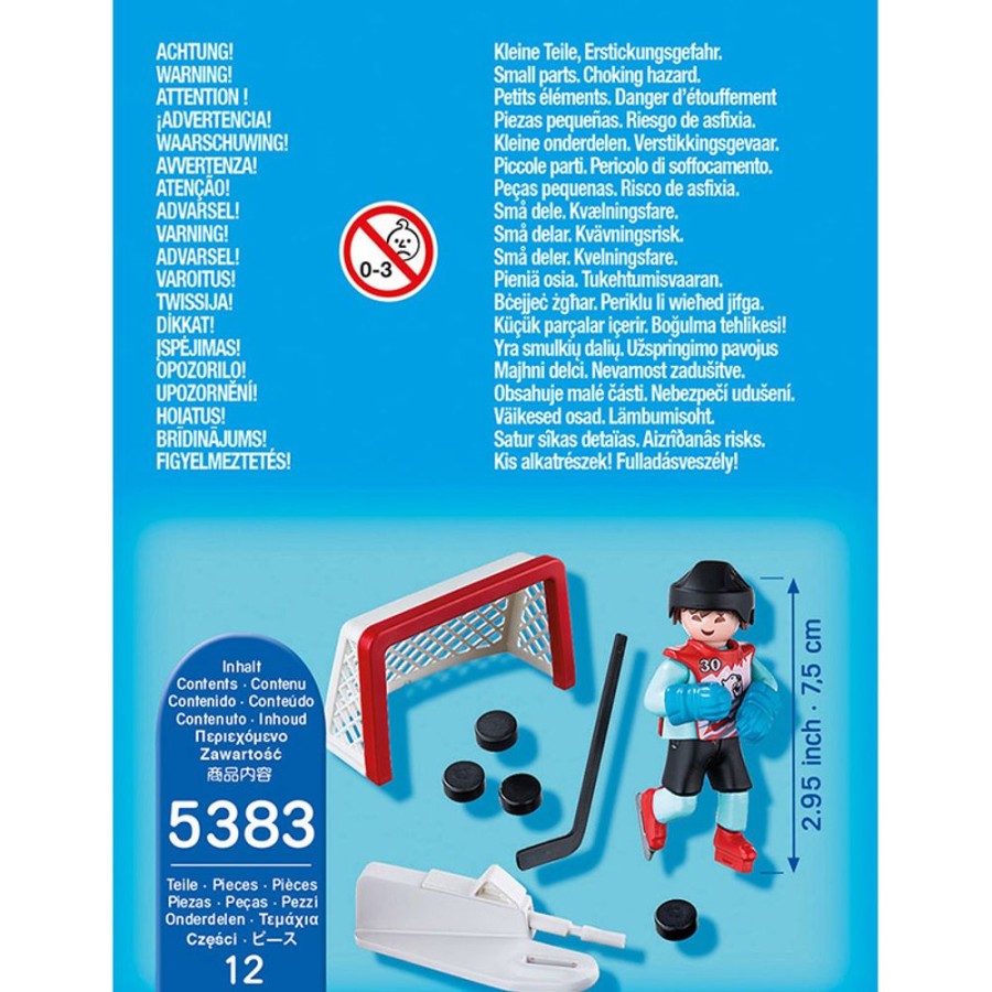 Spielzeug Playmobil | Playmobil 5383 Eishockeytraining