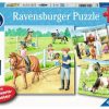 Spielzeug Ravensburger | Ravensburger Puzzle Www Reiterhof 3X49T