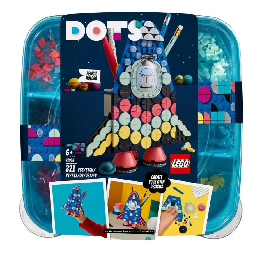 Spielzeug LEGO | Lego Dots 41936 Raketen Stiftehalter