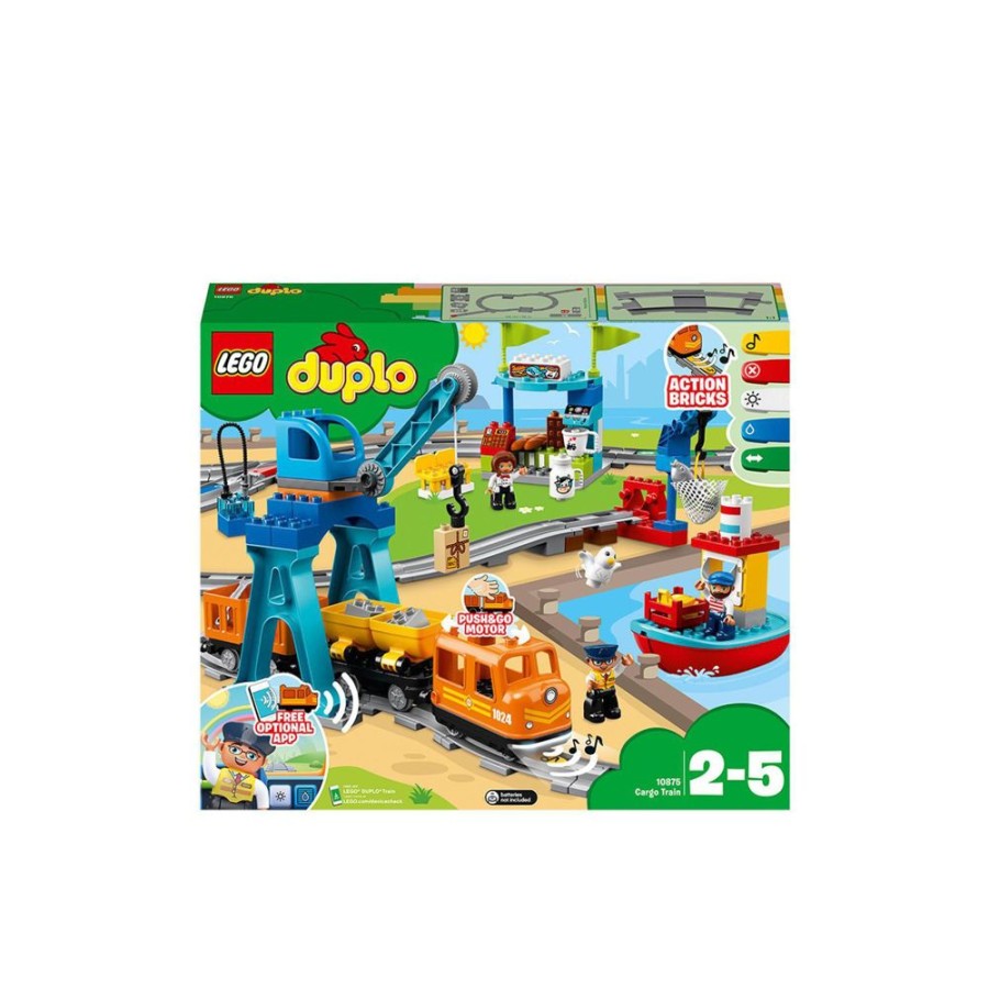 Spielzeug LEGO | Lego Duplo 10875 Guterzug