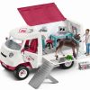 Spielzeug Schleich | Schleich 42370 Mobile Tierarztin Mit Fohlen