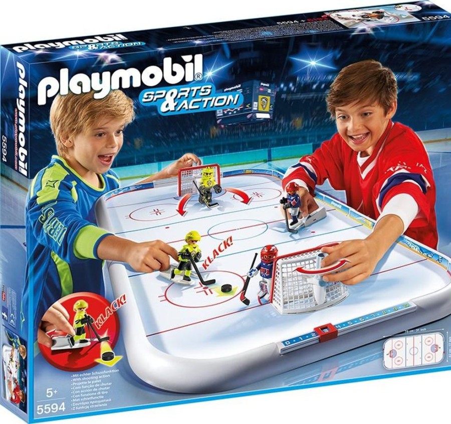 Spielzeug Playmobil | Playmobil 5594 Eishockey Arena