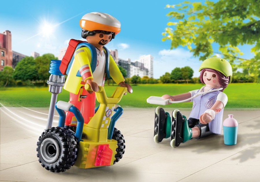 Spielzeug Playmobil | Playmobil 71257 Rettung Mit Balance-Racer