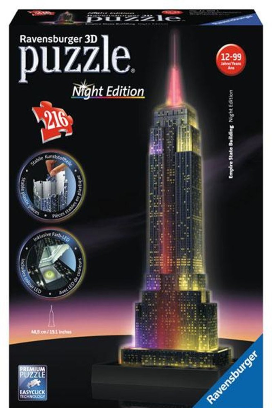 Spielzeug Ravensburger | Ravensburger Puzzle Empire State Bei Nacht