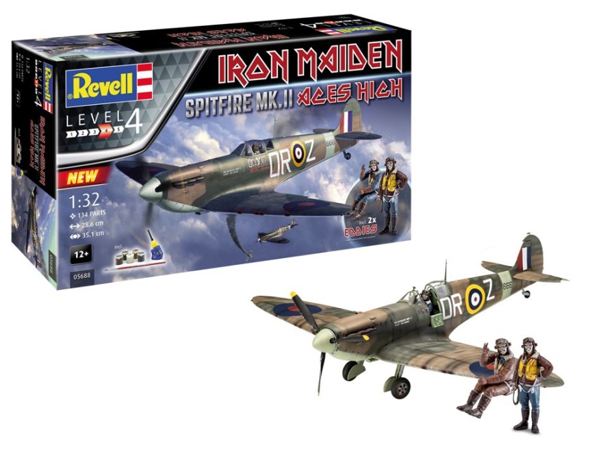 Spielzeug Revell | Revell Spitfire Mk.Ii Aces High Iron Maiden 1:32