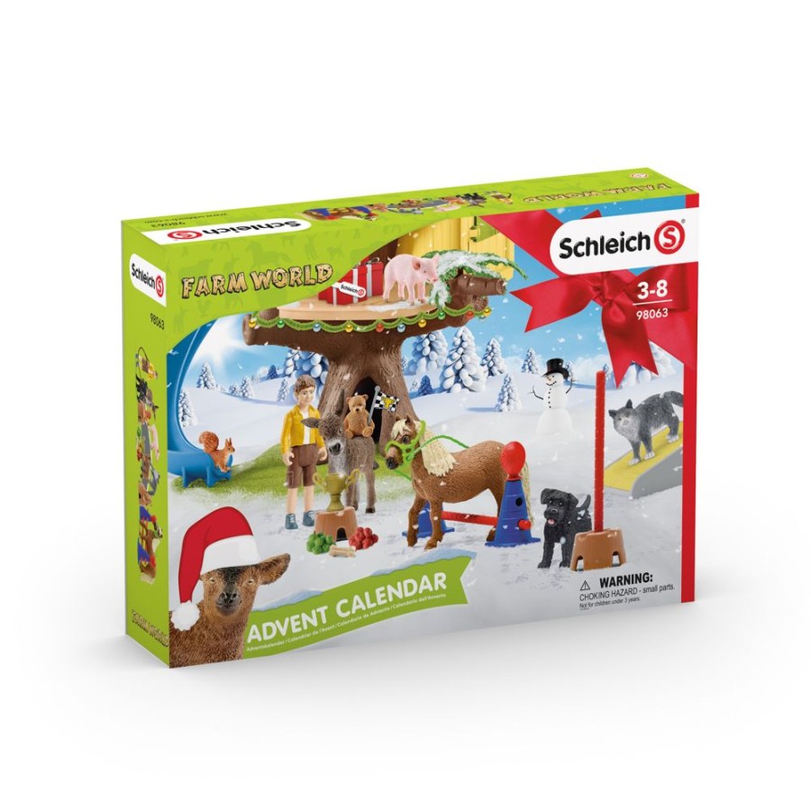 Spielzeug Schleich | Schleich 98063 Adventskalender Farm World 2020