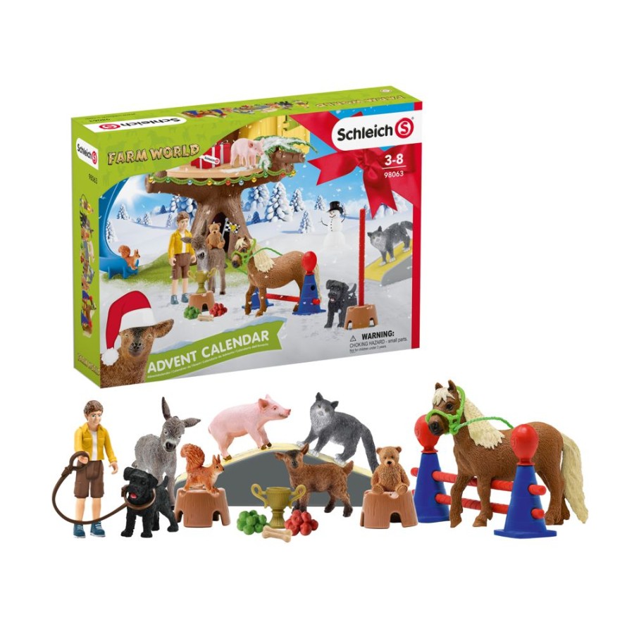 Spielzeug Schleich | Schleich 98063 Adventskalender Farm World 2020