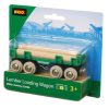 Spielzeug BRIO | Brio 33696 Langholzwagen