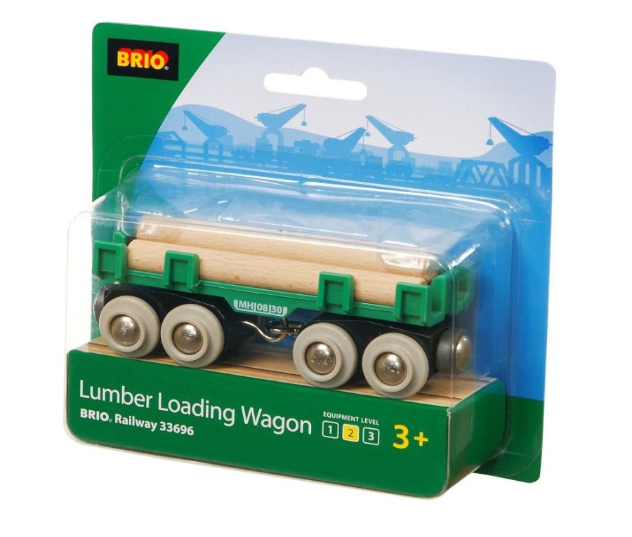 Spielzeug BRIO | Brio 33696 Langholzwagen