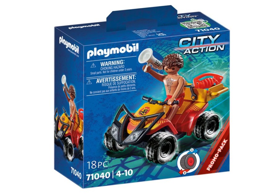 Spielzeug Playmobil | Playmobil 71040 Rettungsschwimmer-Quad