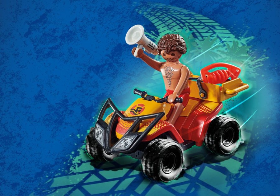 Spielzeug Playmobil | Playmobil 71040 Rettungsschwimmer-Quad