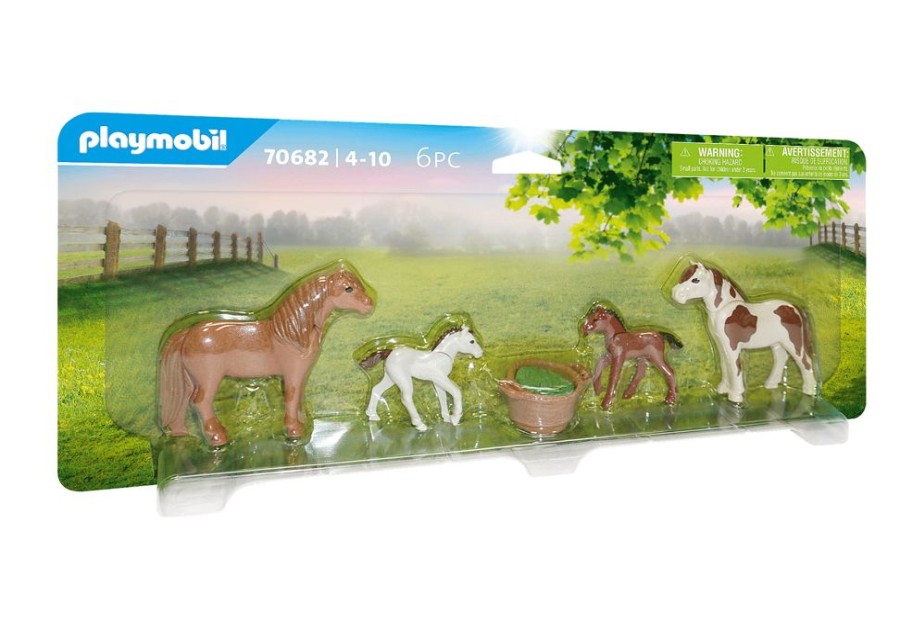 Spielzeug Playmobil | Playmobil 70682 Ponys Mit Fohlen