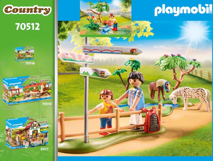 Spielzeug Playmobil | Playmobil 70512 Frohlicher Ponyausflug