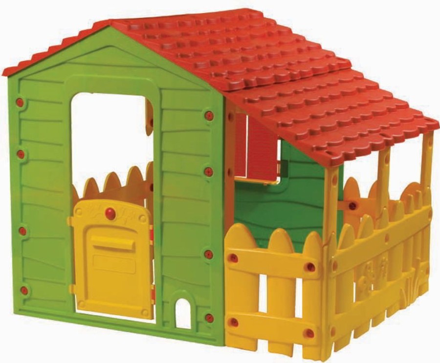 Spielzeug Lookids | Lookids Farmhaus Mit Gartenzaun