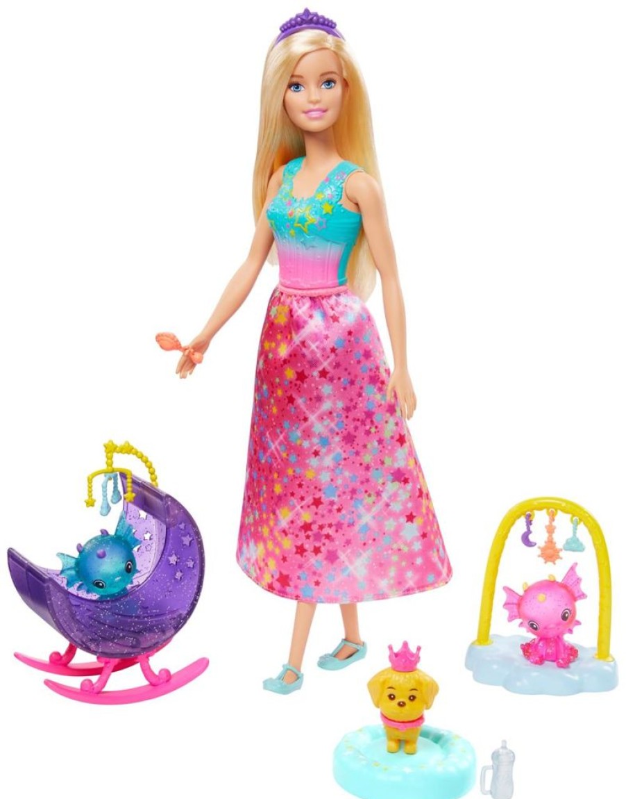 Spielzeug Barbie | Barbie Dreamtopia Puppe Und Drachen